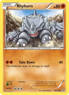 Rhyhorn, Primal Clash 74/160