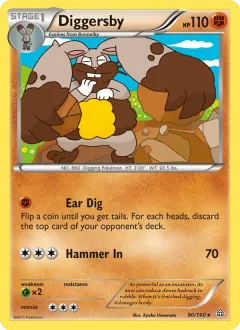 Diggersby, Primal Clash 90/160