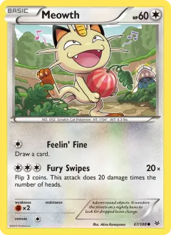 Meowth, Roaring Skies 67/108