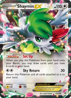 Shaymin EX, Roaring Skies 77/108