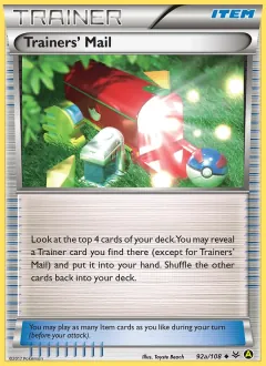 Trainers' Mail, Roaring Skies 92a/108