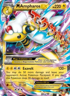 M Ampharos EX, Ancient Origins 28/98