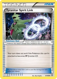 Tyranitar Spirit Link, Ancient Origins 81/98
