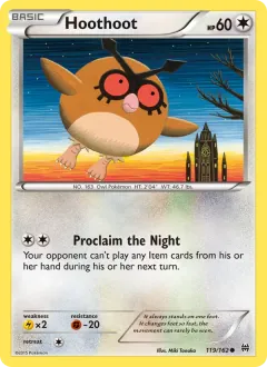 Hoothoot, BREAKthrough 119/162