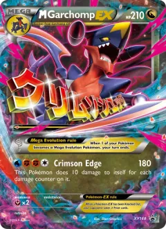 M Garchomp-EX, XY Black Star Promos XY168/211