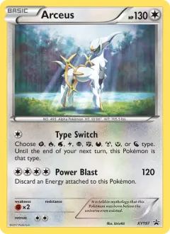Arceus, XY Black Star Promos XY197/211