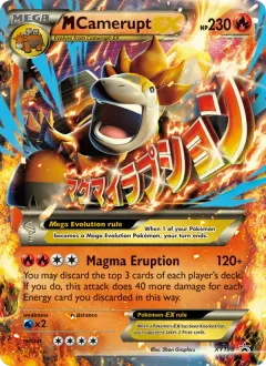 M Camerupt-EX, XY Black Star Promos XY198/211