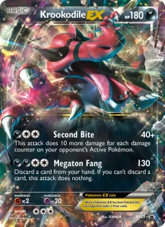 Krookodile EX, XY Black Star Promos XY25/211