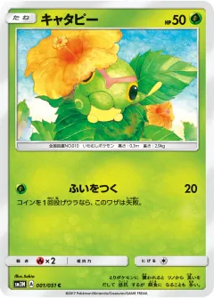 キャタピー, 光を喰らう闇 001/51