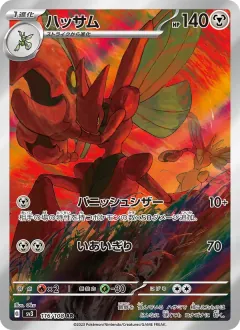 ハッサム, 黒炎の支配者 116/108