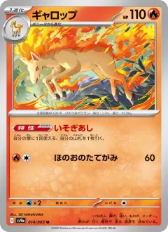 ギャロップ, 熱風のアリーナ 014/63